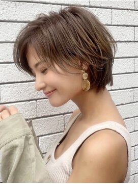 ロンド レグリーズ 立川(Lond leglise) ショート/くびれショート/くびれボブ/ショコラベージュ