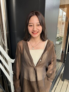 シオ ヘアー デザイン(Sio. hair design) オリーブグレージュで赤み除去!
