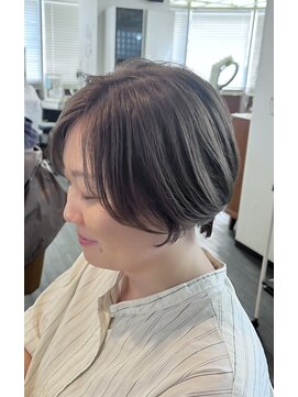 グリー ヘアープロデュース(Gree hair produce) (Gree金子)ショートボブ/グレージュ/ニュアンスカラー