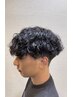 【メンズカット＆（波巻きパーマ）】￥17050