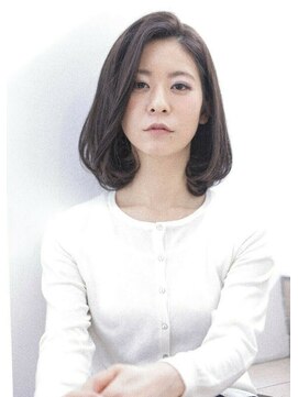 エムスラッシュ たまプラーザ(M.SLASH) ■ストカールかき上げ小顔ワンレンボブMSLASHたまプラーザ13-9★