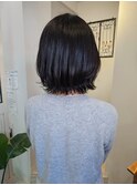 外はねレイヤーボブパーマ