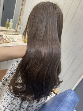 ルシール バイ アリア(Lucir by aria) ブリーチなしグレージュカラー♪