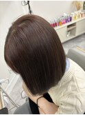 切りっぱなしボブ