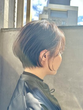 ナンバー 六本松(Number) 大人可愛い20代30代40代丸みショートボブ/インナーカラー
