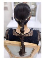 セットサロン ココ ＊金箔ヘアセット＊
