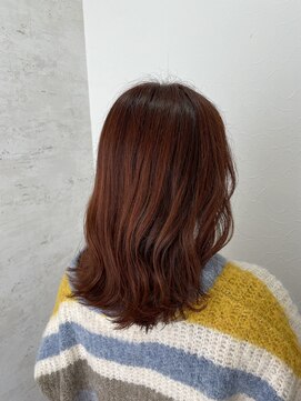 シエル 立川店(CIEL) オレンジブラウン×ロング【CIEL×maki】