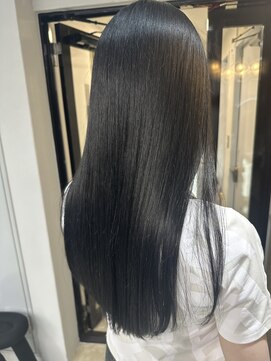 エトラ 渋谷店(etora) 艶髪 美髪 ブルーブラック グレーブラック 透明感