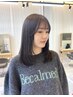 【HAZUKI指名限定】顔周りカット＋カラー＋髪質改善トリートメント