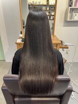 アンクル(ancre)&nbsp;艶髪ストレート×スーパーロング×黒髪×髪質改善【広島】