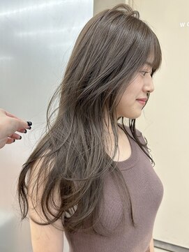 パークレーン アイス イヴェン(park lane ICI yeven) ブリーチなし オリーブベージュ くすみカラー レイヤー/momoka