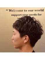 ブラック(BLUCK)&nbsp;ウィービングパーマ