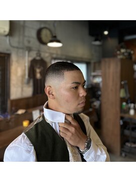 バーバー オールドランプ(BAR BER OLDLAMP) ボウズフェード(イージーパーマ)