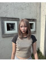 アトリエクレット(Atelier Courette) ミルクティーカラー×レイヤーカット