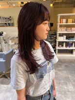 カフ(CAF)&nbsp;CAF松本/ロングウルフ/レッドブラウン