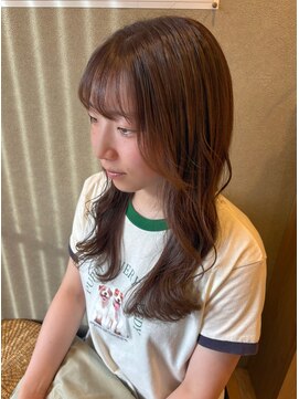 カナモロカ(CANAMO ROCA) ブラウンカラー 顔周りカット