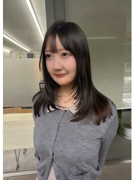 ケシキ(keshiki) 【オリーブカラー】レイヤーカット/20代/新百合ヶ丘