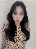 レイヤーカット　韓国ヘア