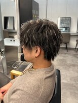 メンズサロン キング 心斎橋店(Men’s salon K!ng) ホワイトメッシュ/ツイスト/ツイスパ/パーマ/メンズ/眉毛/心斎橋