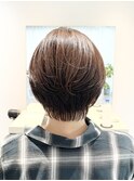 大人ショート/ひし形ショート/レイヤーカット/前上がりショート