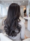 ブリーチなしグレージュロング◎20代30代艶髪