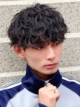 エイド 恵比寿(aid) 波巻きツイストスパイラルパーママッシュショート刈り上げ