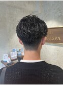 カット×ツイストスパイラルパーマ