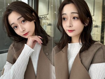 ハーバイリンヘアー(her by rin hair)の写真/途中で変わらない特別感。洗練された技術を独り占め◎完全マンツーマンで叶える、私だけのトレンドヘア