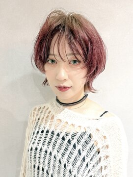 エンクス 天王町店(enx) 着物ヘア/ダークアッシュ/ミディアムレイヤーカット/天王町NH129