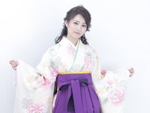 プラザヘアー 西宮北口店の雰囲気（卒業式、袴着付け＋ヘアセット￥13500(税込み)）