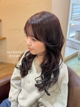 リトルガーデン(Little Garden) 柔らかな艶☆ラベンダーブラウン