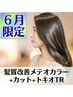 ★５・６月限定★髪質改善【酸熱融合カラー】カット＋METEOカラーライト＋TR 