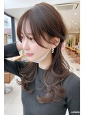 ハッシュカットシースルーバングフレンチバングレイヤーカット