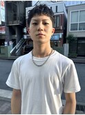 アクティブショート/短髪パーマ