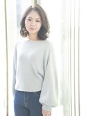 シフォンヘアーアップ