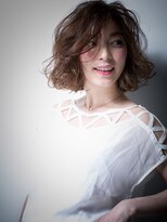 カバーヘア ブリス 川口(COVER HAIR bliss)&nbsp;*bliss川口*外国人風無造作カールアシンメトリーフレンチボブw