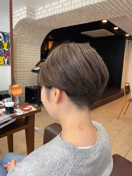 ラブリッシュ(LOVERICHE) お客様スタイル 30代女性 刈り上げマッシュショート