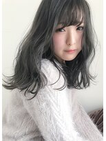 クラン 六甲道(Chlan)&nbsp;ゆるふわ波ウェーブロブ×ダークグレー【灘区/六甲道】