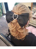 ダブル バイ フローリッシュ(Double × F)&nbsp;ガーリーstyle(ハーフアップ)