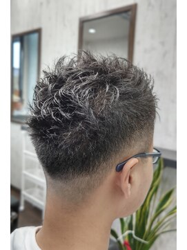 オオイシ(Ohishi) ピンパーマ風ベリーショート