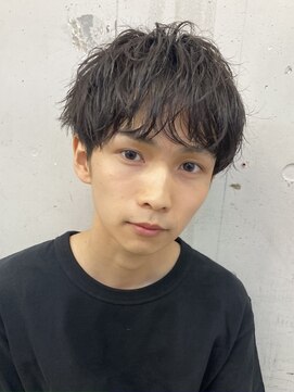 メンズヘアトーキョー(MEN'S HAIR TOKYO) ツーブロック/束感マッシュ/無造作パーマ