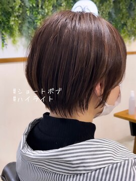 ビューイースト 亀戸 錦糸町(VIEW EAST) ショートボブ/ハイライト