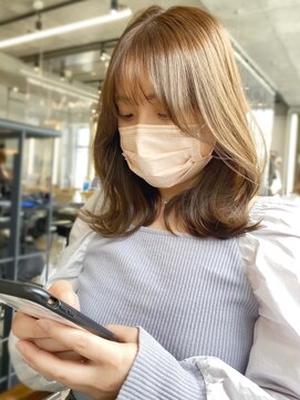 ウェイズ トウキョウ(Ways TOKYO) ツヤと柔らかさのある【お洒落ヘア】明るめキャメルベージュ★