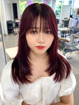 ユーフォリア 渋谷グランデ(Euphoria SHIBUYA GRANDE) しっかり濃いめのピンクバイオレットカラー♪