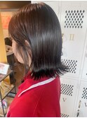 透ける黒髪
