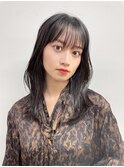 tuuli miyu 地毛風アッシュミディアム/くびれヘア