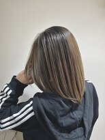 庵 ヘアー(hair) シャドールーツ×グレージュ(永井)