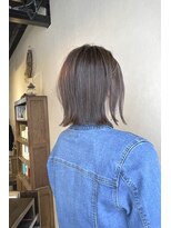 ルポル 大通店(rupolu)&nbsp;【ブリーチなし】白髪がハイライトに見えるベージュスタイル