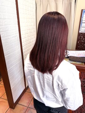 ヘアーフィックス リュウアジア 越谷店(hair fix RYU Asia) 【RYU Asia越谷店】ボルドーカラー