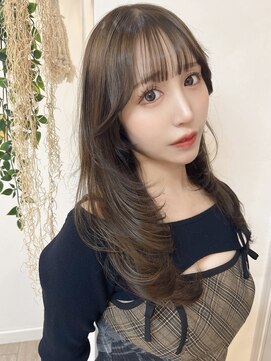 シンク オモテサンドウ(sync omotesando) マロンベージュ/チョコレートブラウン/レイヤーカット/韓国ヘア